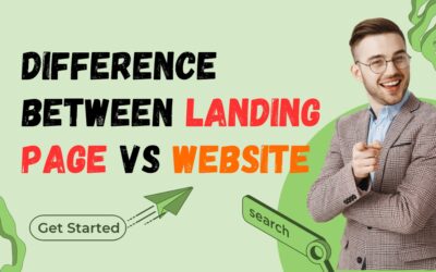 Difference between landing page vs website