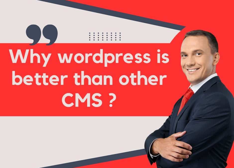 Why wordpress is better than other csm?